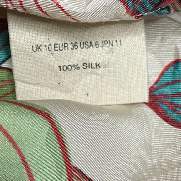 Farhi Silk Floral Top Size 6 - Picture 8 of 8
